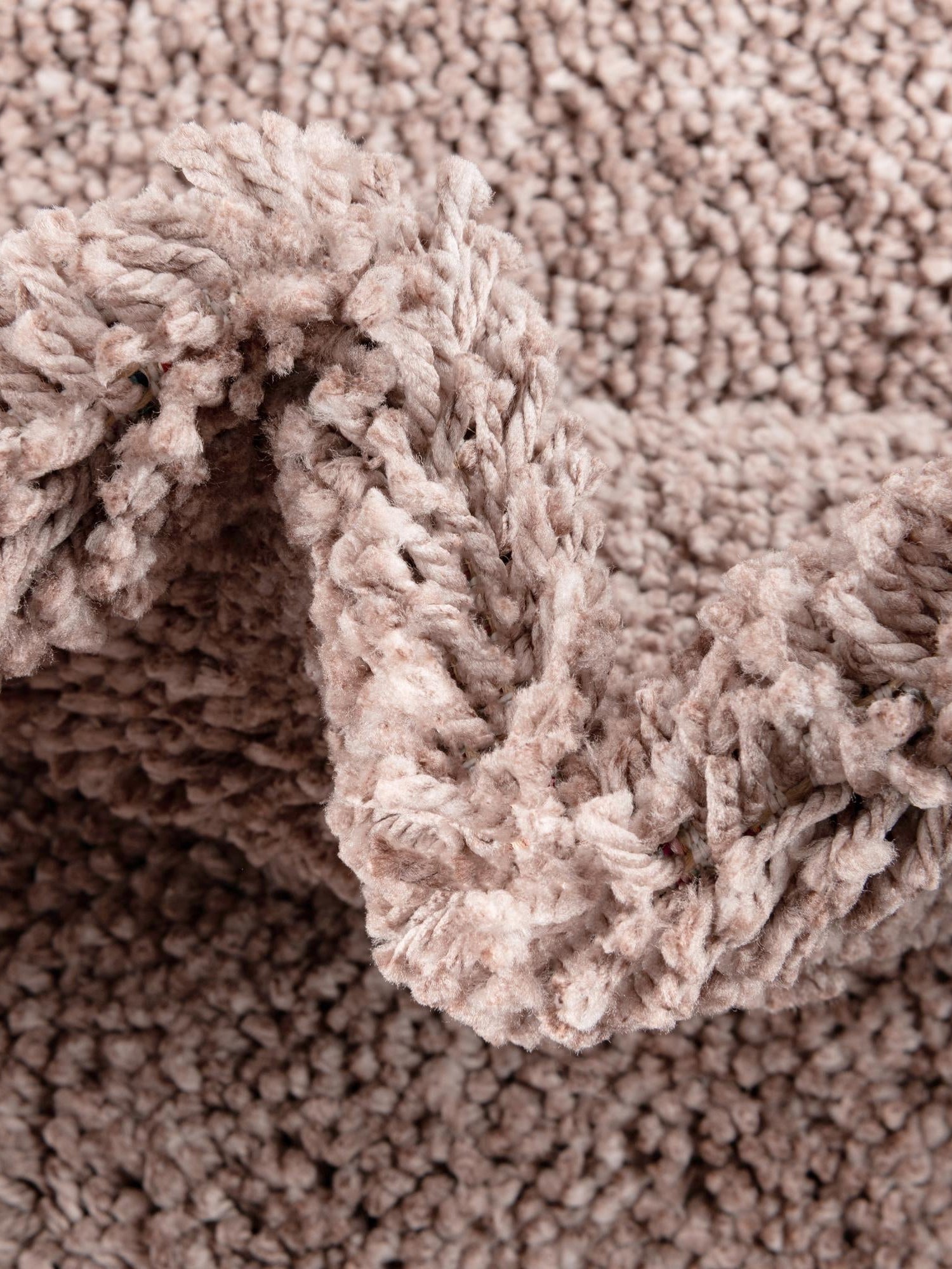 Mushroom 7' 10 x 10' Jill Zarin Shaggy Chic Rectangle Area Rug Thick Soft Touch Fluffy & Plush Shaggy Pile 100% Polyester (Space-Dyed Yarn) With Jute Backing  Carpet for Sale at Rug Engine