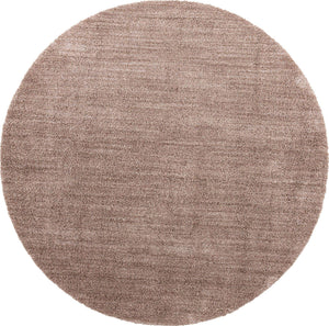 Mushroom 10' x 10' Jill Zarin Shaggy Chic Round Area Rug Thick Soft Touch Fluffy & Plush Shaggy Pile 100% Polyester (Space-Dyed Yarn) With Jute Backing  Carpet for Sale at Rug Engine