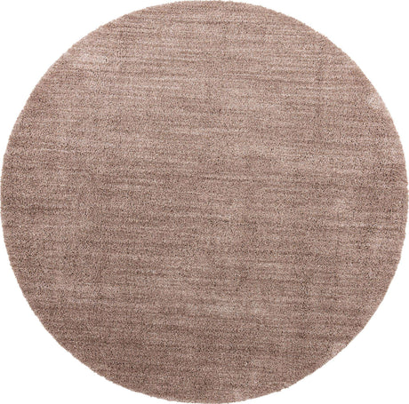 Mushroom 10' x 10' Jill Zarin Shaggy Chic Round Area Rug Thick Soft Touch Fluffy & Plush Shaggy Pile 100% Polyester (Space-Dyed Yarn) With Jute Backing  Carpet for Sale at Rug Engine