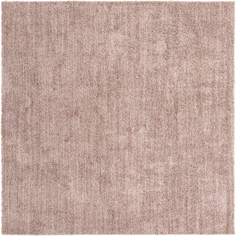 Mushroom 6' 5 x 6' 5 Jill Zarin Shaggy Chic Square Area Rug Thick Soft Touch Fluffy & Plush Shaggy Pile 100% Polyester (Space-Dyed Yarn) With Jute Backing  Carpet for Sale at Rug Engine