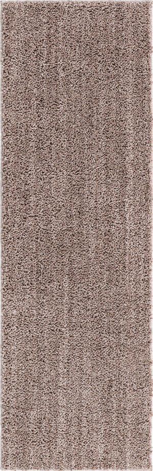 Mushroom 2' x 6' Jill Zarin Shaggy Chic Runner Area Rug Thick Soft Touch Fluffy & Plush Shaggy Pile 100% Polyester (Space-Dyed Yarn) With Jute Backing  Carpet for Sale at Rug Engine