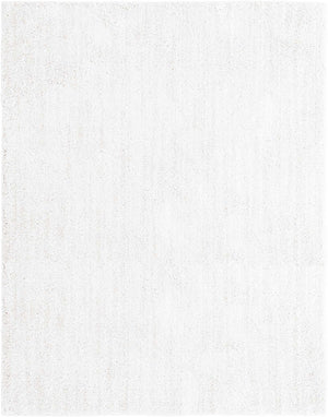 Sea Salt White 7' 10 x 10' Jill Zarin Shaggy Chic Rectangle Area Rug Thick Soft Touch Fluffy & Plush Shaggy Pile 100% Polyester (Space-Dyed Yarn) With Jute Backing  Carpet for Sale at Rug Engine