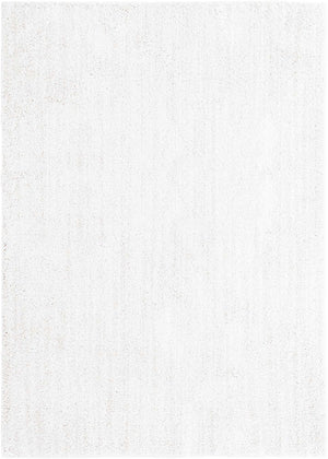 Sea Salt White 6' 5 x 9' Jill Zarin Shaggy Chic Rectangle Area Rug Thick Soft Touch Fluffy & Plush Shaggy Pile 100% Polyester (Space-Dyed Yarn) With Jute Backing  Carpet for Sale at Rug Engine