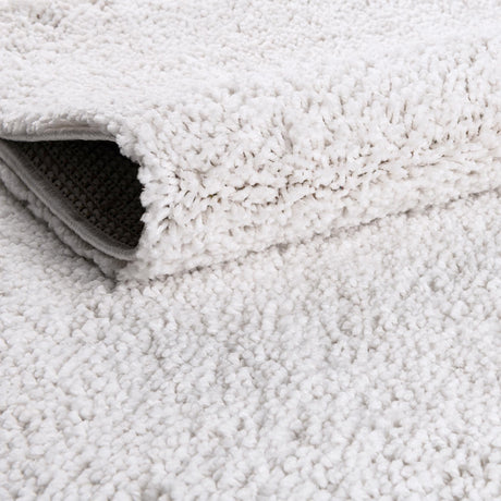 Sea Salt White 9' 10 x 14' 1 Jill Zarin Shaggy Chic Rectangle Area Rug Thick Soft Touch Fluffy & Plush Shaggy Pile 100% Polyester (Space-Dyed Yarn) With Jute Backing  Carpet for Sale at Rug Engine