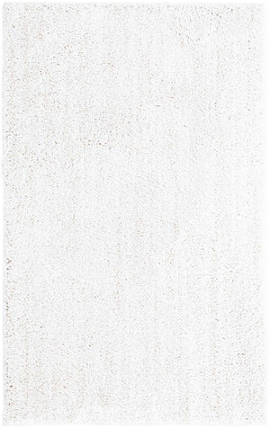 Sea Salt White 3' 3 x 5' 3 Jill Zarin Shaggy Chic Rectangle Area Rug Thick Soft Touch Fluffy & Plush Shaggy Pile 100% Polyester (Space-Dyed Yarn) With Jute Backing  Carpet for Sale at Rug Engine
