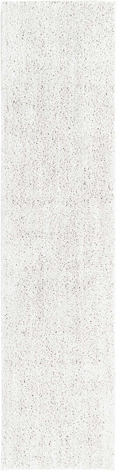 Sea Salt White 2' x 8' Jill Zarin Shaggy Chic Runner Area Rug Thick Soft Touch Fluffy & Plush Shaggy Pile 100% Polyester (Space-Dyed Yarn) With Jute Backing  Carpet for Sale at Rug Engine