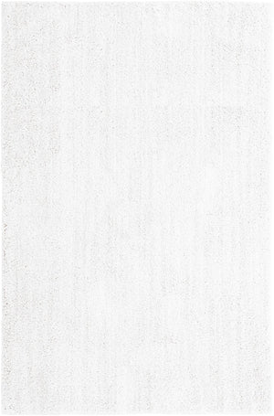Sea Salt White 1' 4 x 1' 4 Jill Zarin Shaggy Chic Sample Area Rug Thick Soft Touch Fluffy & Plush Shaggy Pile 100% Polyester (Space-Dyed Yarn) With Jute Backing  Carpet for Sale at Rug Engine