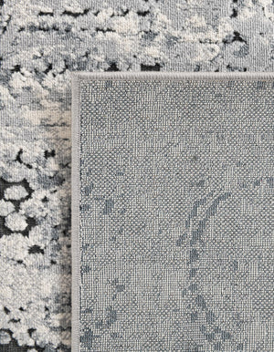Gray 5' 3 x 5' 3 Chateau Octagon Area Rug 85% Polypropylene & 15% Chenille With Cotton Backing Traditional Vintage Distressed Carpet for Classical Interior Design Decorating for Sale at Rug Engine