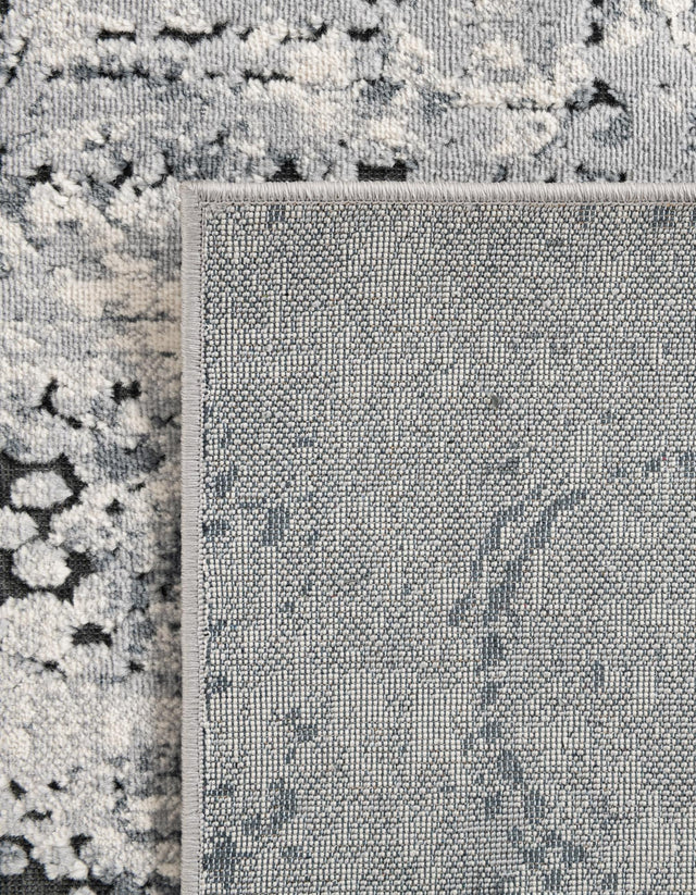 Gray 5' 3 x 5' 3 Chateau Octagon Area Rug 85% Polypropylene & 15% Chenille With Cotton Backing Traditional Vintage Distressed Carpet for Classical Interior Design Decorating for Sale at Rug Engine