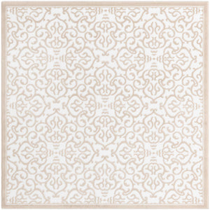 Snow White 6' x 6' Rushmore Square Area Rug 55% Polypropylene & 45% Polyester Durable Quality Carpet for Indoor Home Decorating for Sale at Rug Engine