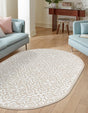 Snow White 7' 1 x 10' Rushmore Oval Area Rug 55% Polypropylene & 45% Polyester Durable Quality Carpet for Indoor Home Decorating for Sale at Rug Engine