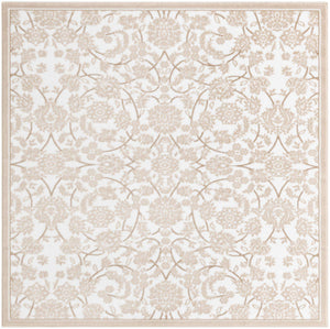 Snow White 6' x 6' Rushmore Square Area Rug 55% Polypropylene & 45% Polyester Durable Quality Carpet for Indoor Home Decorating for Sale at Rug Engine