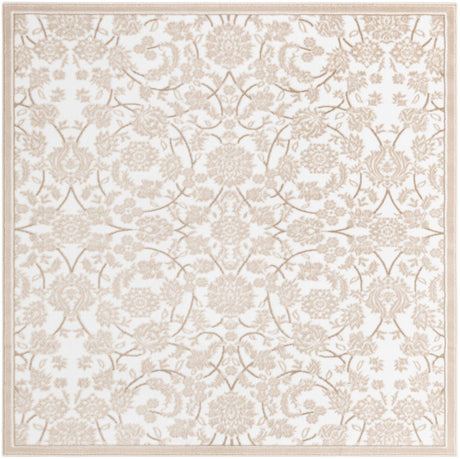 Snow White 6' x 6' Rushmore Square Area Rug 55% Polypropylene & 45% Polyester Durable Quality Carpet for Indoor Home Decorating for Sale at Rug Engine