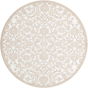 Snow White 6' x 6' Rushmore Round Area Rug 55% Polypropylene & 45% Polyester Durable Quality Carpet for Indoor Home Decorating for Sale at Rug Engine