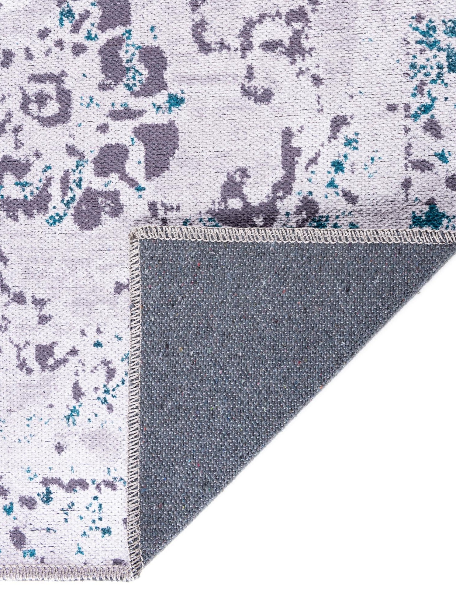 Washable Teal Green 8' x 10' Renaissance Washable Rectangle Area Rug Easy to Clean Stain Resistant & Durable Colorful Distressed Vintage Carpet for Sale at Rug Engine