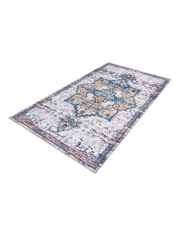 Sea Salt White 3' 3 x 5' 3 Renaissance Washable Rectangle Rug