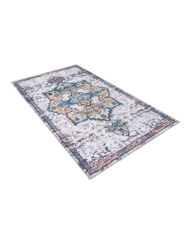 Sea Salt White 3' 3 x 5' 3 Renaissance Washable Rectangle Rug