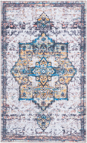 Sea Salt White 3' 3 x 5' 3 Renaissance Washable Rectangle Rug