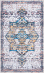 Sea Salt White 3' 3 x 5' 3 Renaissance Washable Rectangle Rug