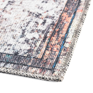 Sea Salt White 2' x 13' Renaissance Washable Runner Rug