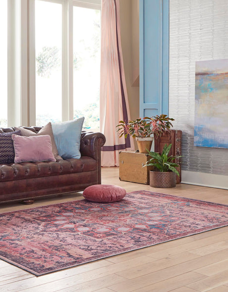 Brick 10' 6 x 13' Renaissance Washable Rectangle Rug