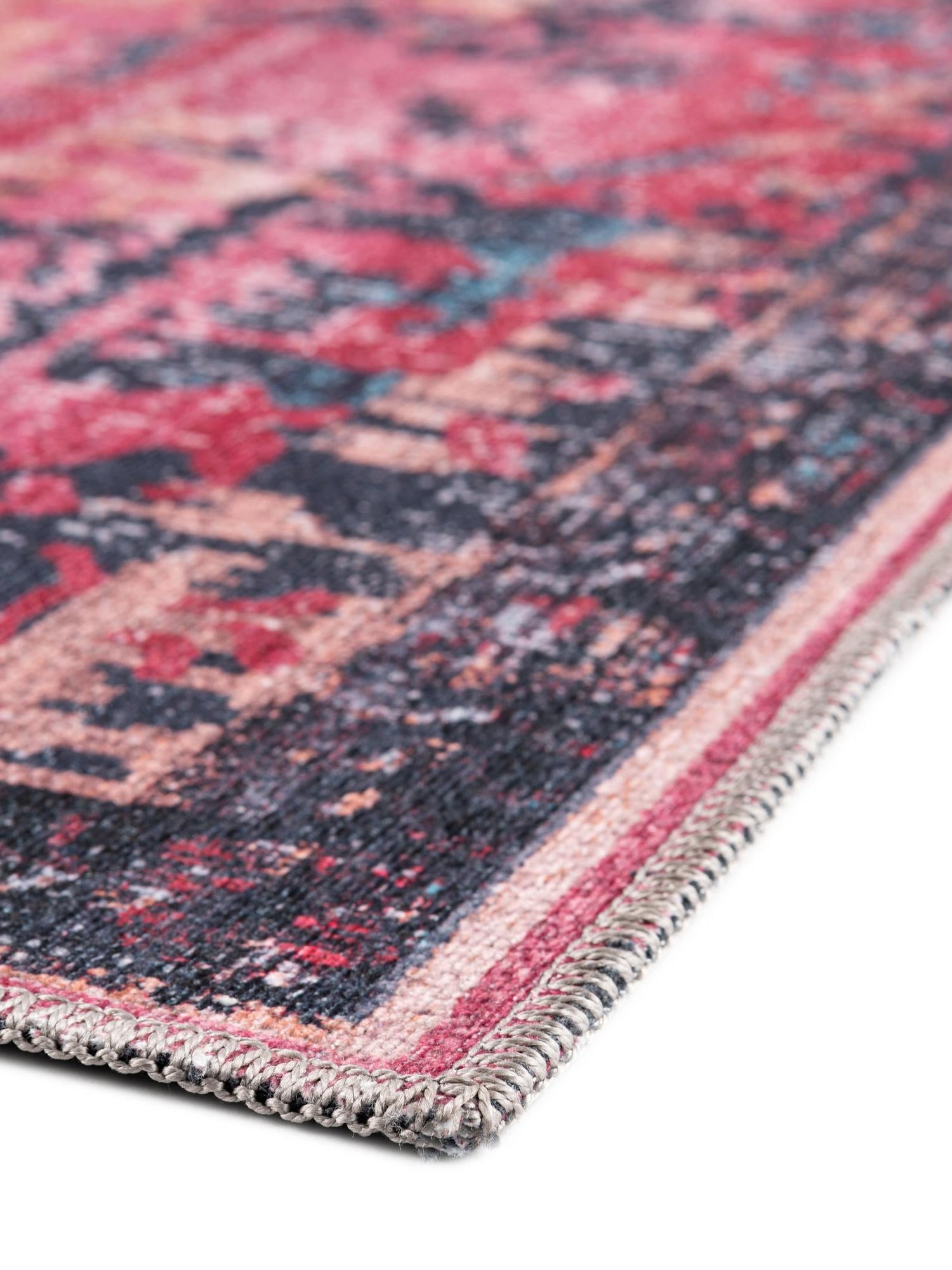 Washable Brick 10' 6 x 14' Renaissance Rectangle Area Rug Easy to Clean Stain Resistant & Durable Colorful Distressed Vintage Carpet for Sale at Rug Engine