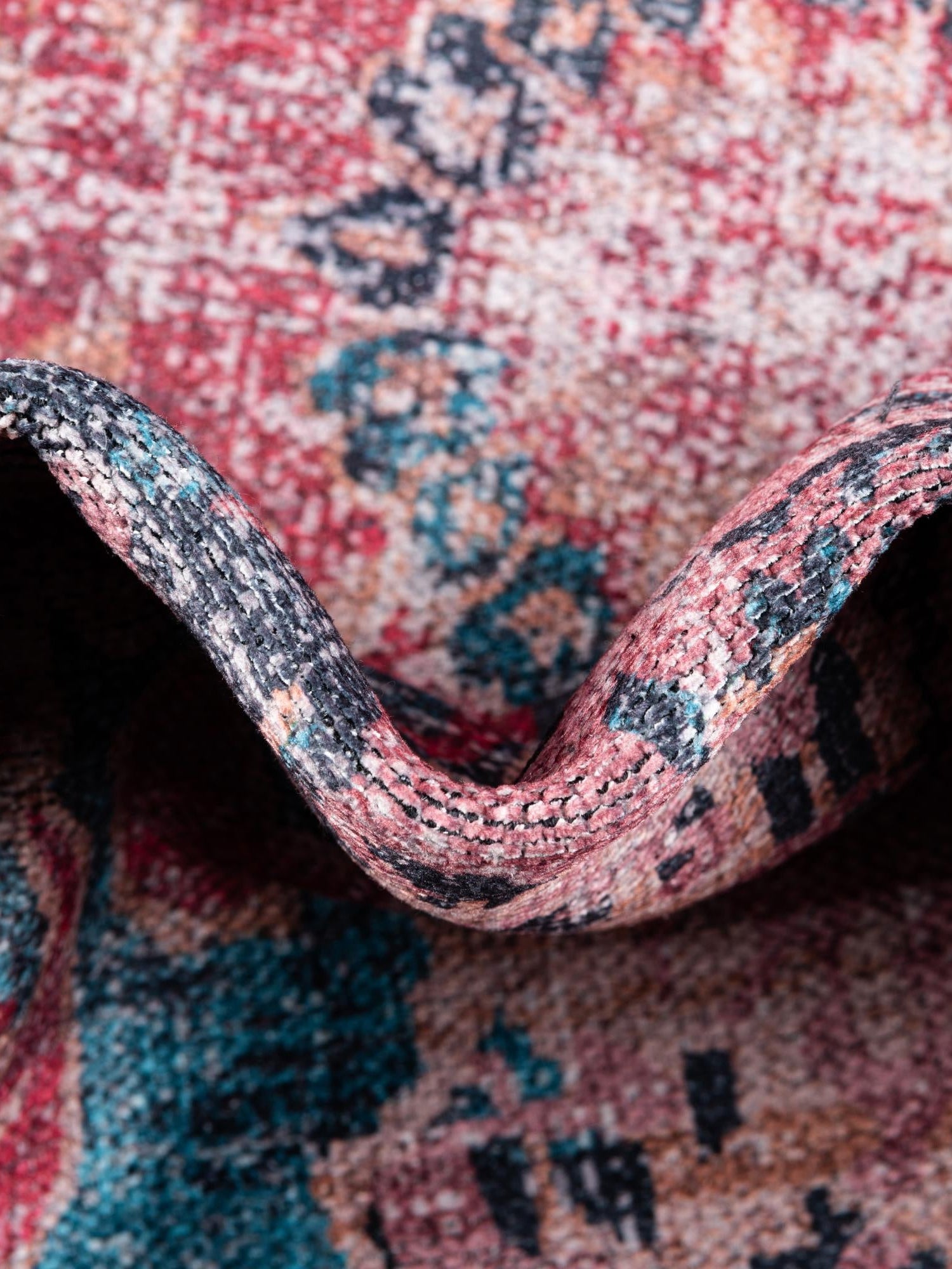 Washable Brick 10' 6 x 13' Renaissance Rectangle Area Rug Easy to Clean Stain Resistant & Durable Colorful Distressed Vintage Carpet for Sale at Rug Engine