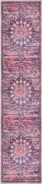 Brick 3' x 12' Renaissance Washable Runner Rug
