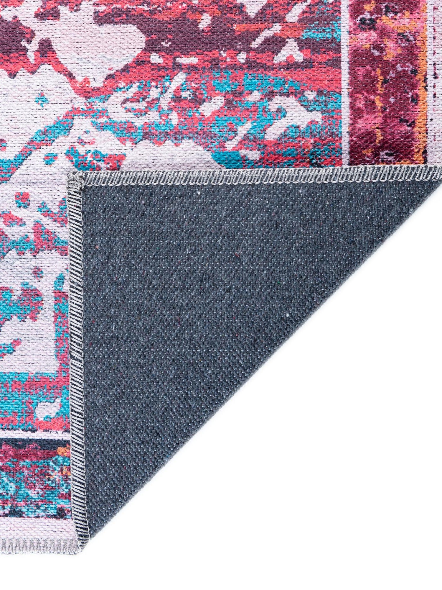 Washable Ivory Orange 10' 6 x 10' 6 Renaissance Square Area Rug Easy to Clean Stain Resistant & Durable Colorful Distressed Vintage Carpet for Sale at Rug Engine
