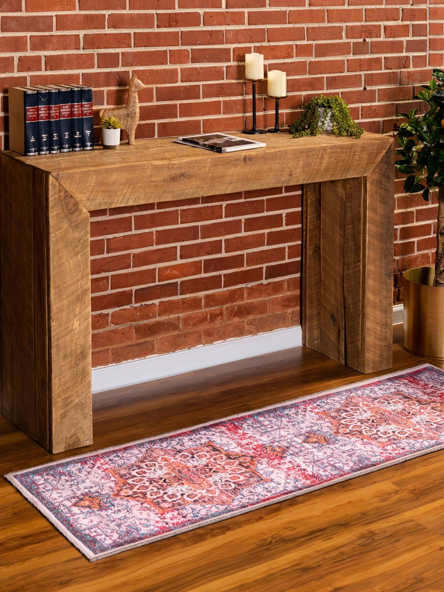 Washable Ivory Orange 2' 7 x 12' Renaissance Runner Area Rug Easy to Clean Stain Resistant & Durable Colorful Distressed Vintage Carpet for Sale at Rug Engine