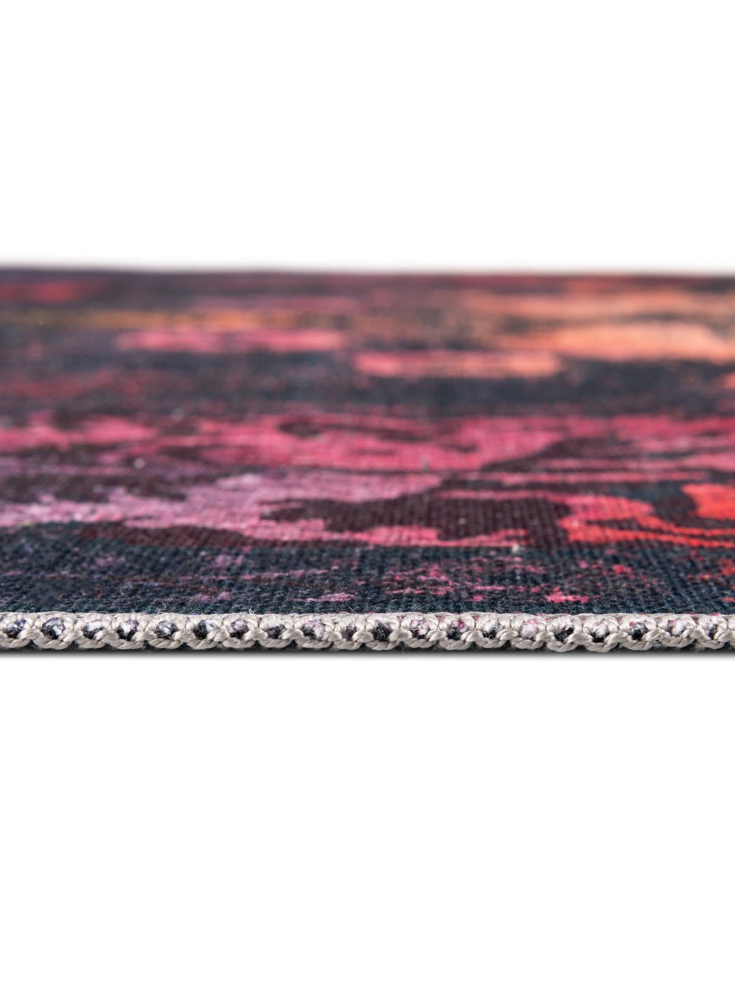 Washable Multicolor Black 10' 6 x 14' Renaissance Rectangle Area Rug Easy to Clean Stain Resistant & Durable Colorful Distressed Vintage Carpet for Sale at Rug Engine