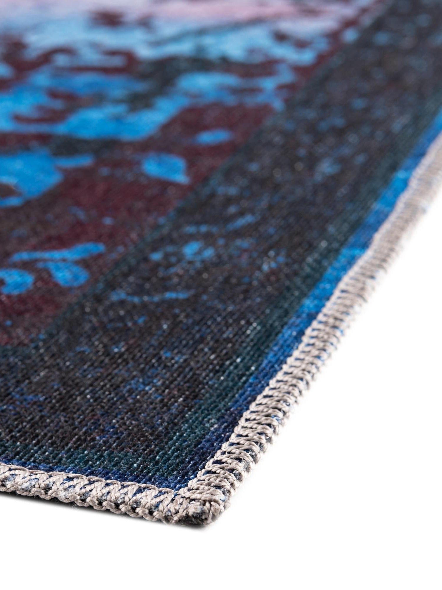 Washable Multicolor Black 10' 6 x 10' 6 Renaissance Square Area Rug Easy to Clean Stain Resistant & Durable Colorful Distressed Vintage Carpet for Sale at Rug Engine