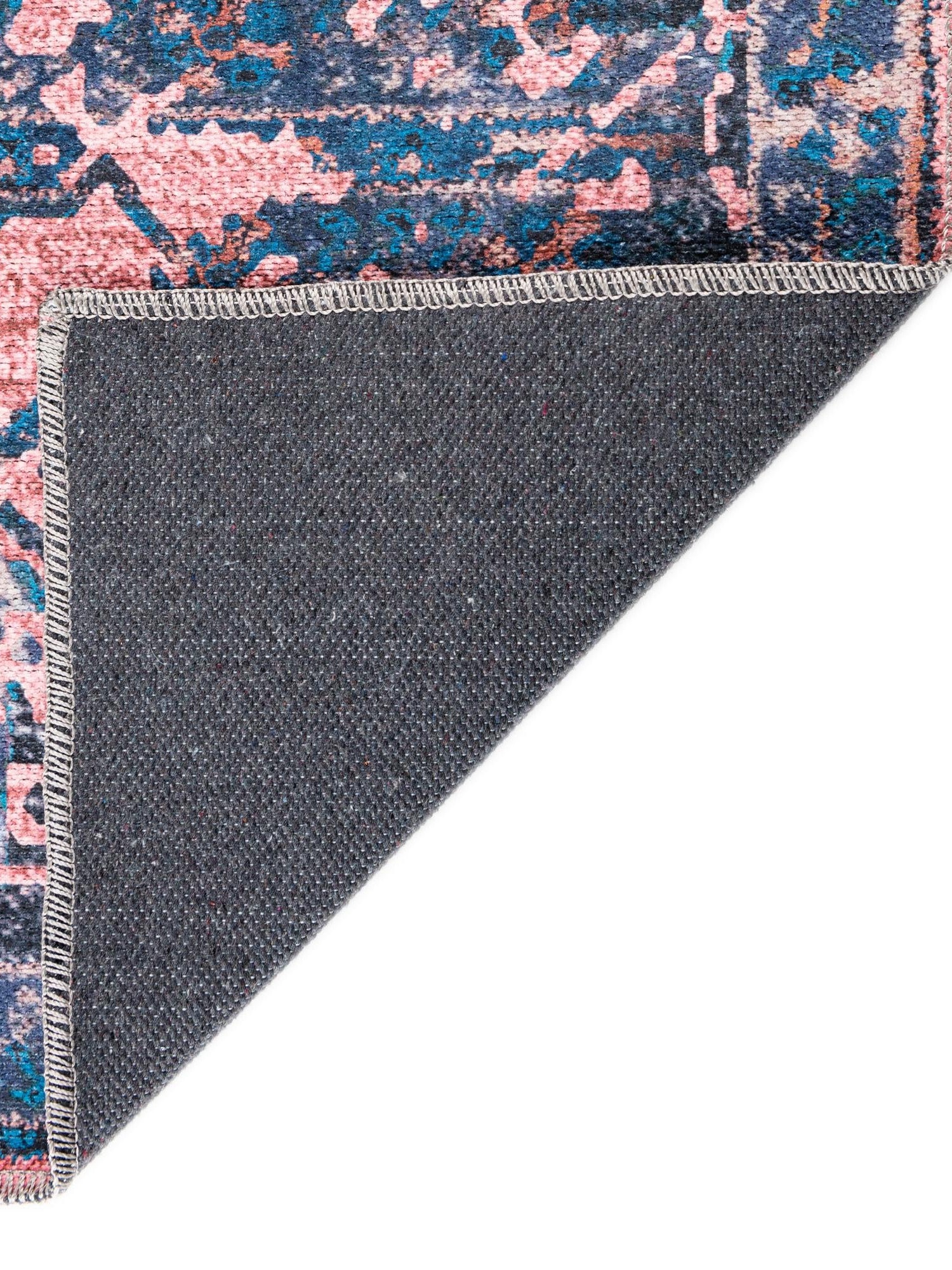 Washable Salmon Pink 10' 6 x 10' 6 Renaissance Square Area Rug Easy to Clean Stain Resistant & Durable Colorful Distressed Vintage Carpet for Sale at Rug Engine