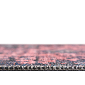 Salmon Pink 2' x 8' Renaissance Washable Runner Rug