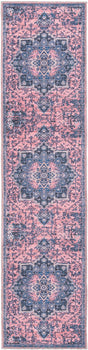 Salmon Pink 2' x 8' Renaissance Washable Runner Rug