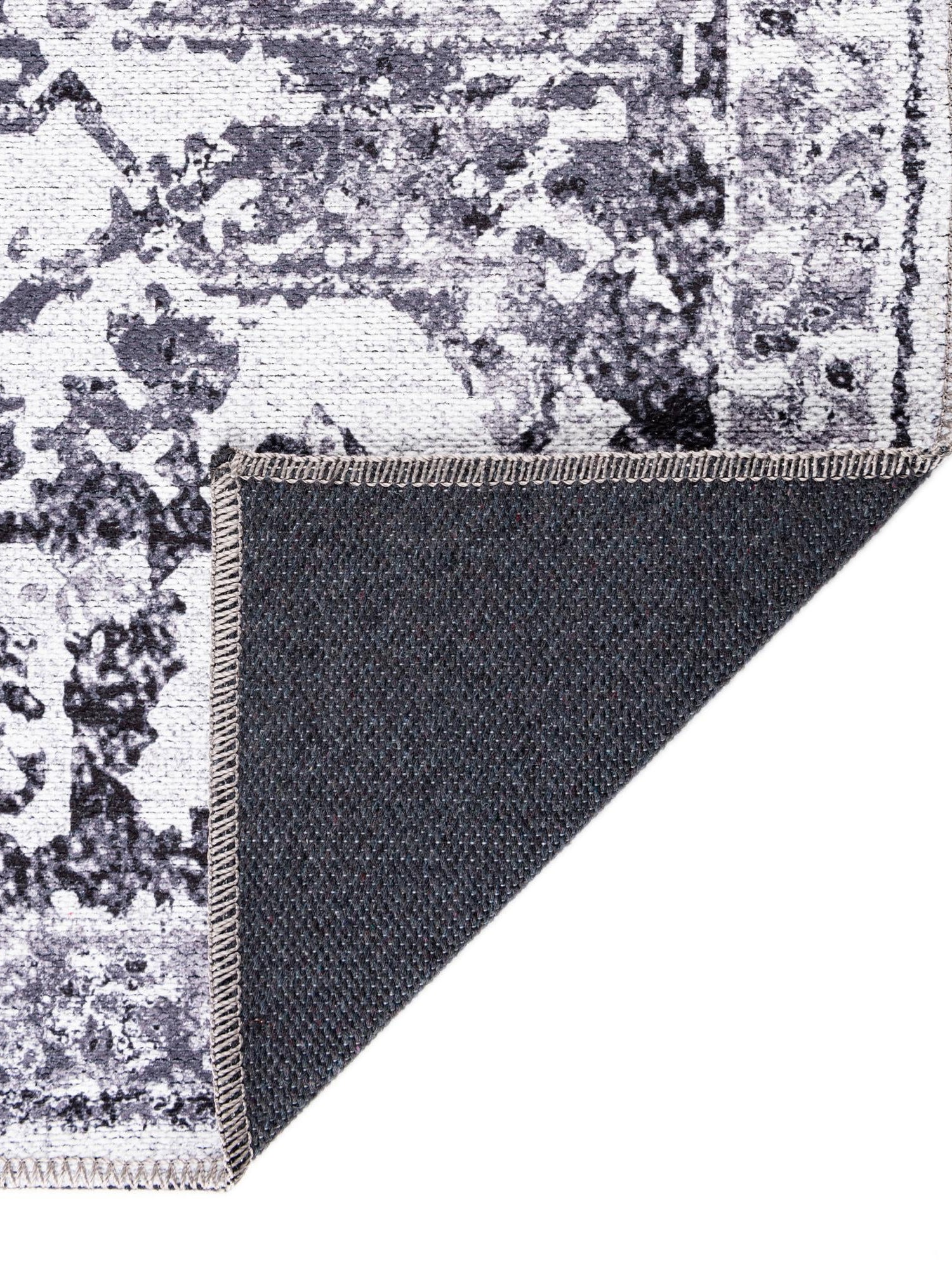 Washable Light Gray 9' 2 x 12' Renaissance Rectangle Area Rug Easy to Clean Stain Resistant & Durable Colorful Distressed Vintage Carpet for Sale at Rug Engine