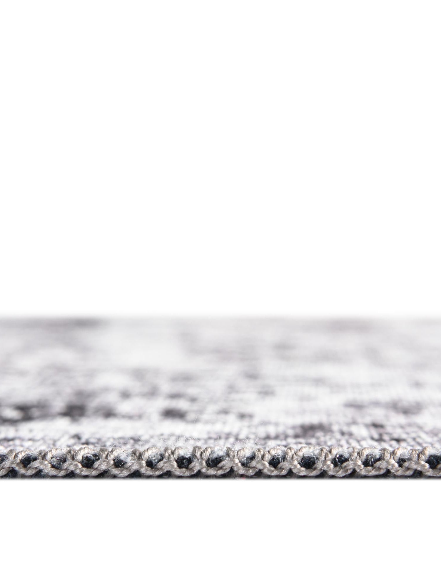Washable Light Gray 2' x 6' 1 Renaissance Runner Area Rug Easy to Clean Stain Resistant & Durable Colorful Distressed Vintage Carpet for Sale at Rug Engine