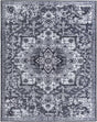 Dark Gray 10' 6 x 13' Renaissance Washable Rectangle Rug