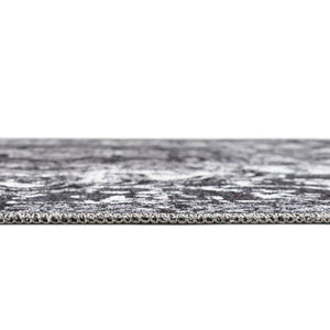 Dark Gray 10' 6 x 14' Renaissance Washable Rectangle Rug