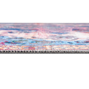 Tie Dye 10' 6 x 10' 6 Renaissance Washable Square Rug