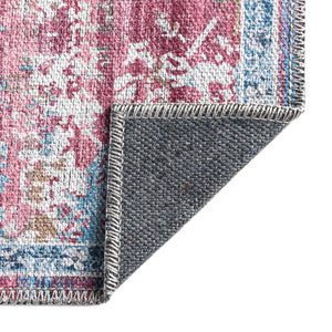 Antique Pink 3' x 12' Renaissance Washable Runner Rug