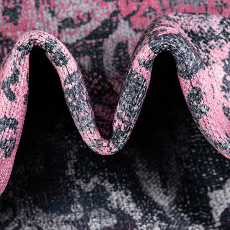 Washable Antique Rose 9' 2 x 12' Renaissance Rectangle Area Rug Easy to Clean Stain Resistant & Durable Colorful Distressed Vintage Carpet for Sale at Rug Engine