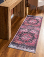 Antique Rose 3' x 12' Renaissance Washable Runner Rug