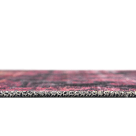 Washable Antique Rose 2' 7 x 12' Renaissance Runner Area Rug Easy to Clean Stain Resistant & Durable Colorful Distressed Vintage Carpet for Sale at Rug Engine