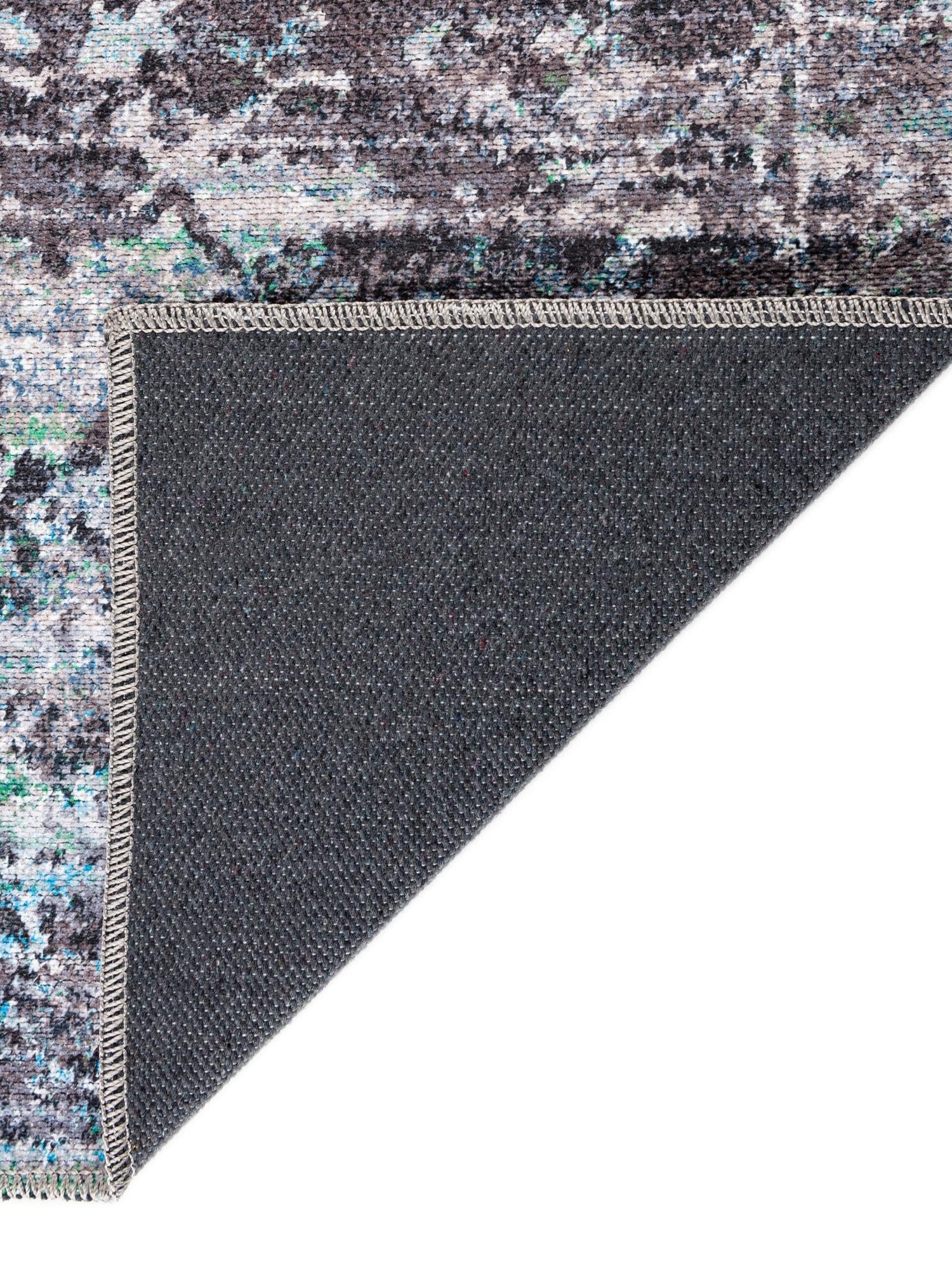 Washable Blue Green 10' 6 x 14' 1 Renaissance Rectangle Area Rug Easy to Clean Stain Resistant & Durable Colorful Distressed Vintage Carpet for Sale at Rug Engine