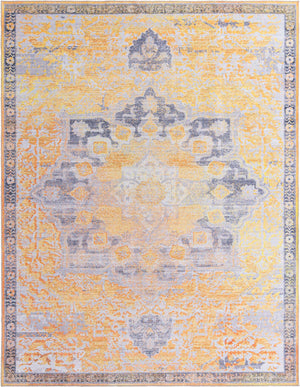Tuscan Yellow 10' 6 x 13' Renaissance Washable Rectangle Rug