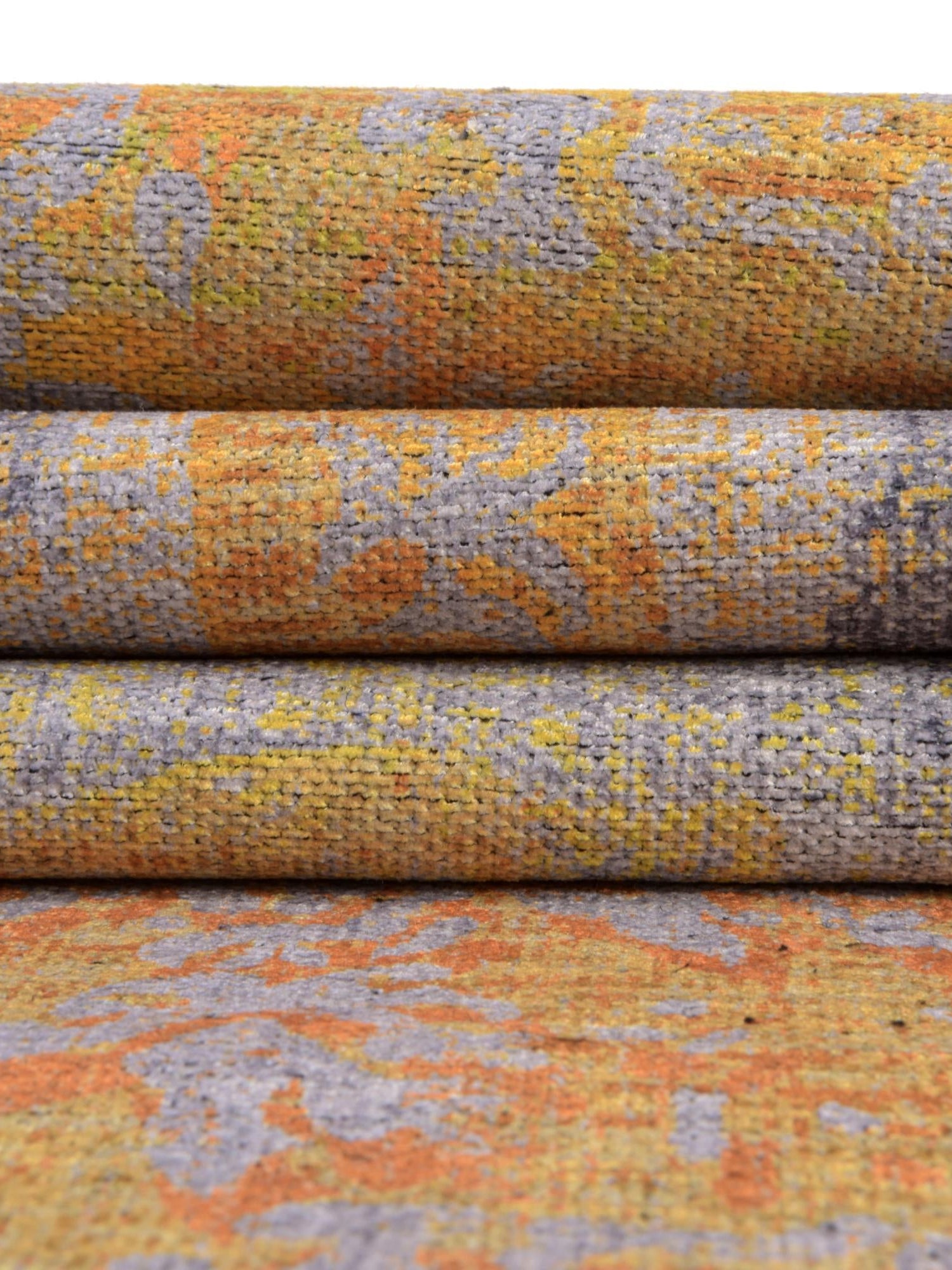Washable Tuscan Yellow 2' 7 x 12' Renaissance Runner Area Rug Easy to Clean Stain Resistant & Durable Colorful Distressed Vintage Carpet for Sale at Rug Engine