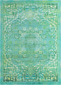 Spring Green 10' 6 x 14' Renaissance Washable Rectangle Rug