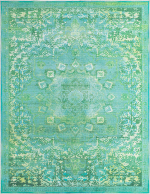 Spring Green 10' 6 x 13' Renaissance Washable Rectangle Rug