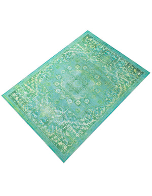 Spring Green 9' 2 x 12' Renaissance Washable Rectangle Rug